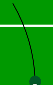 Curved black line extending from a robot symbol.
